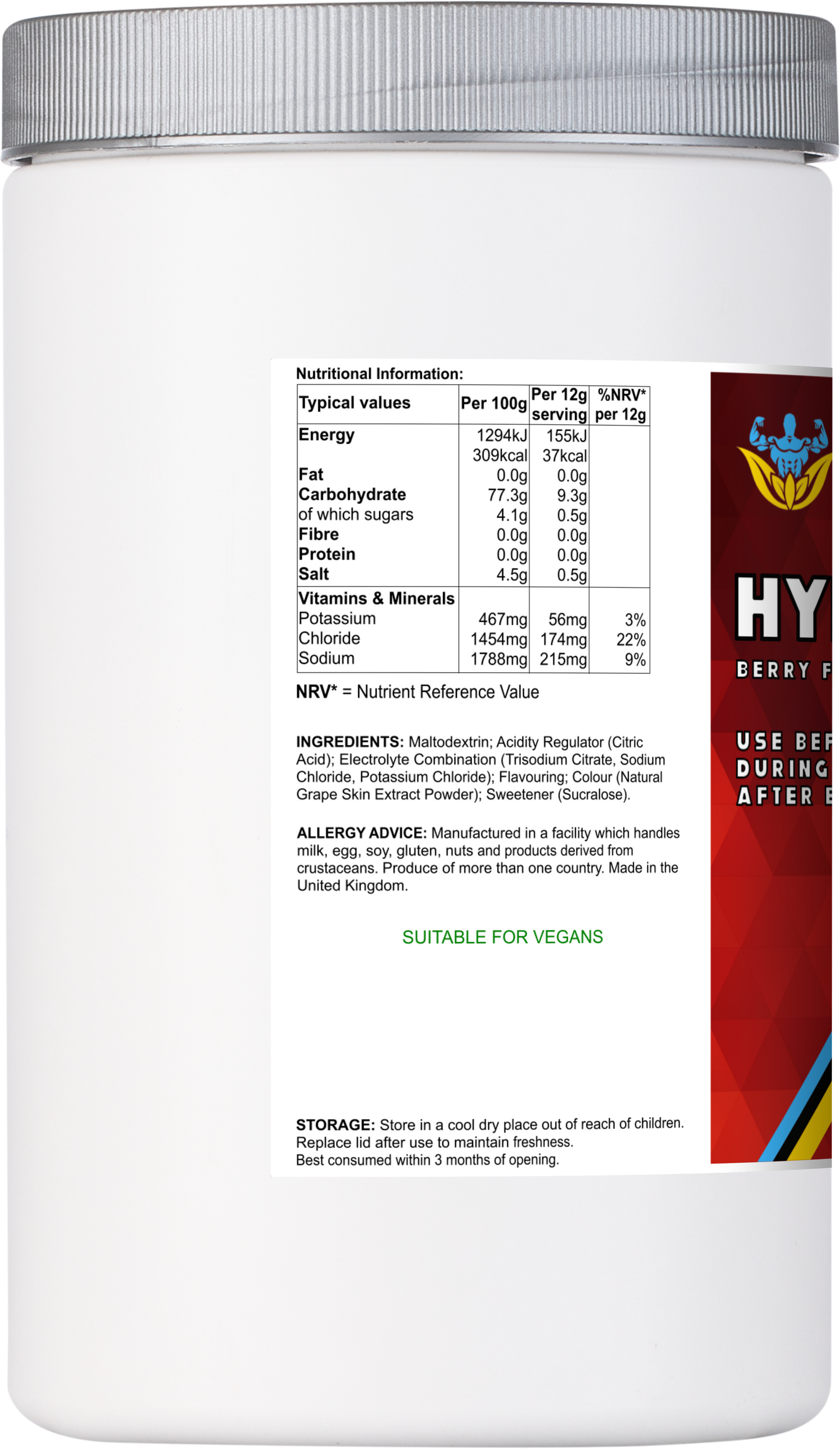 Hydrate (Berry Flavoured Electrolytes)