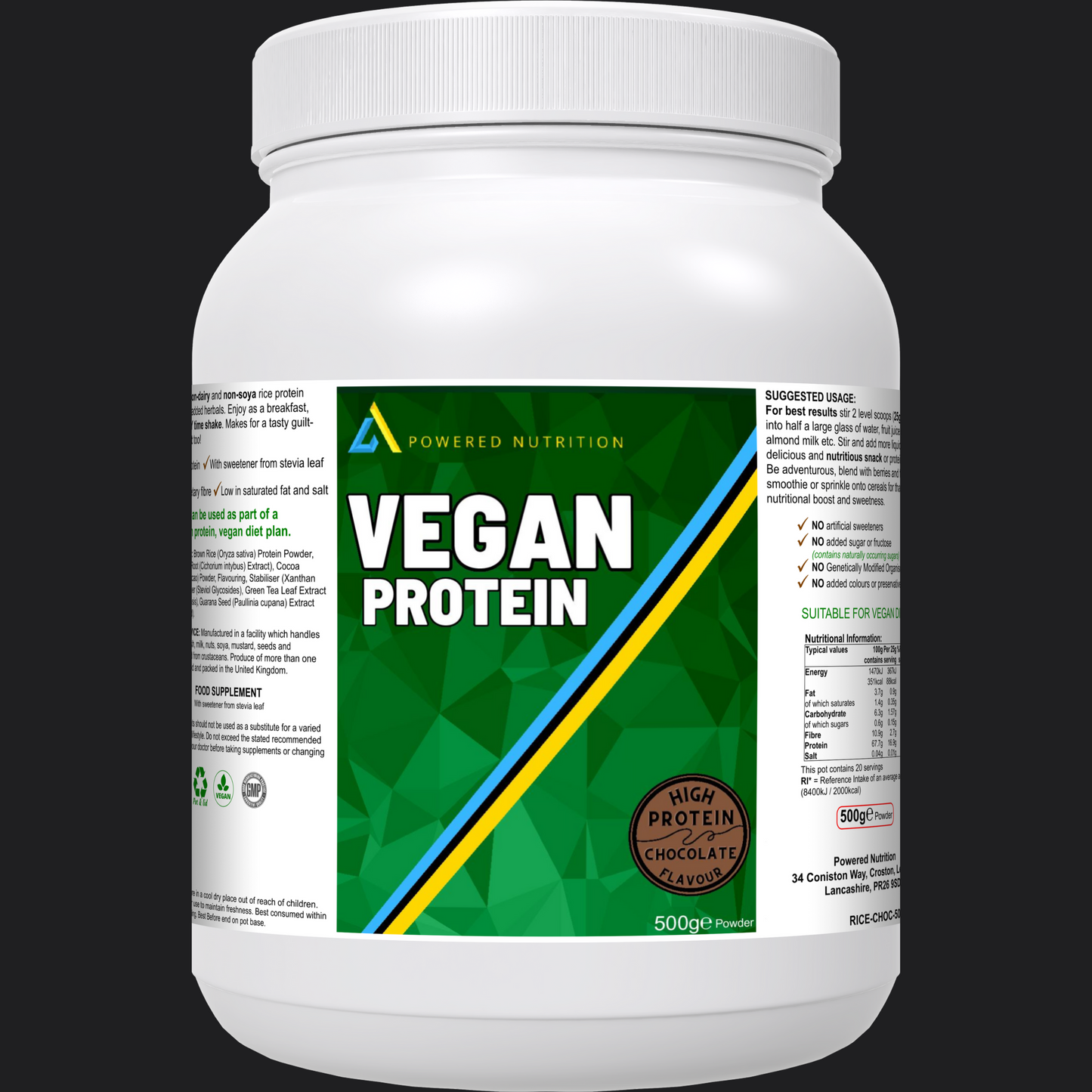 100% Vegan Protein powder