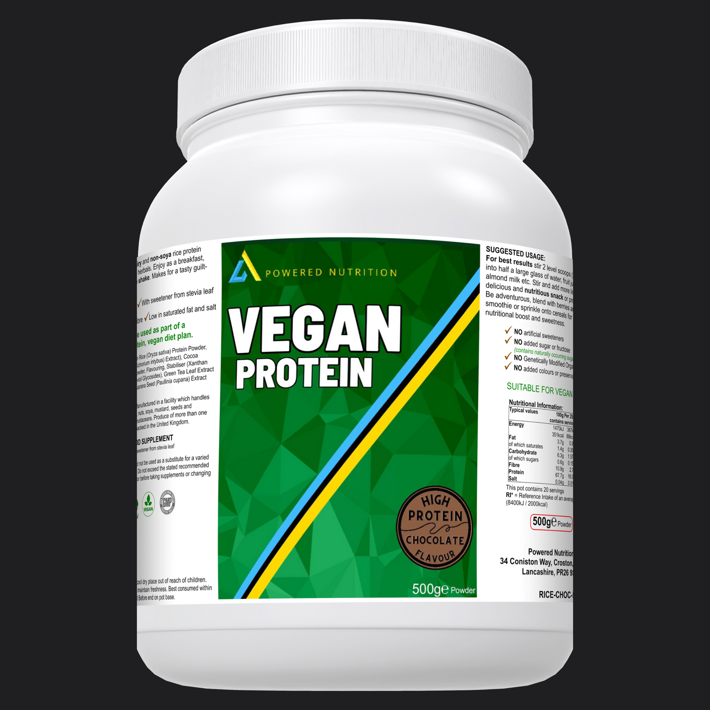 100% Vegan Protein powder