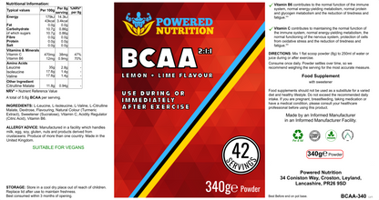 BCAA (Lemon and Lime Flavour)