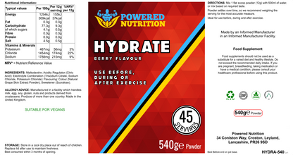 Hydrate (Berry Flavoured Electrolytes)