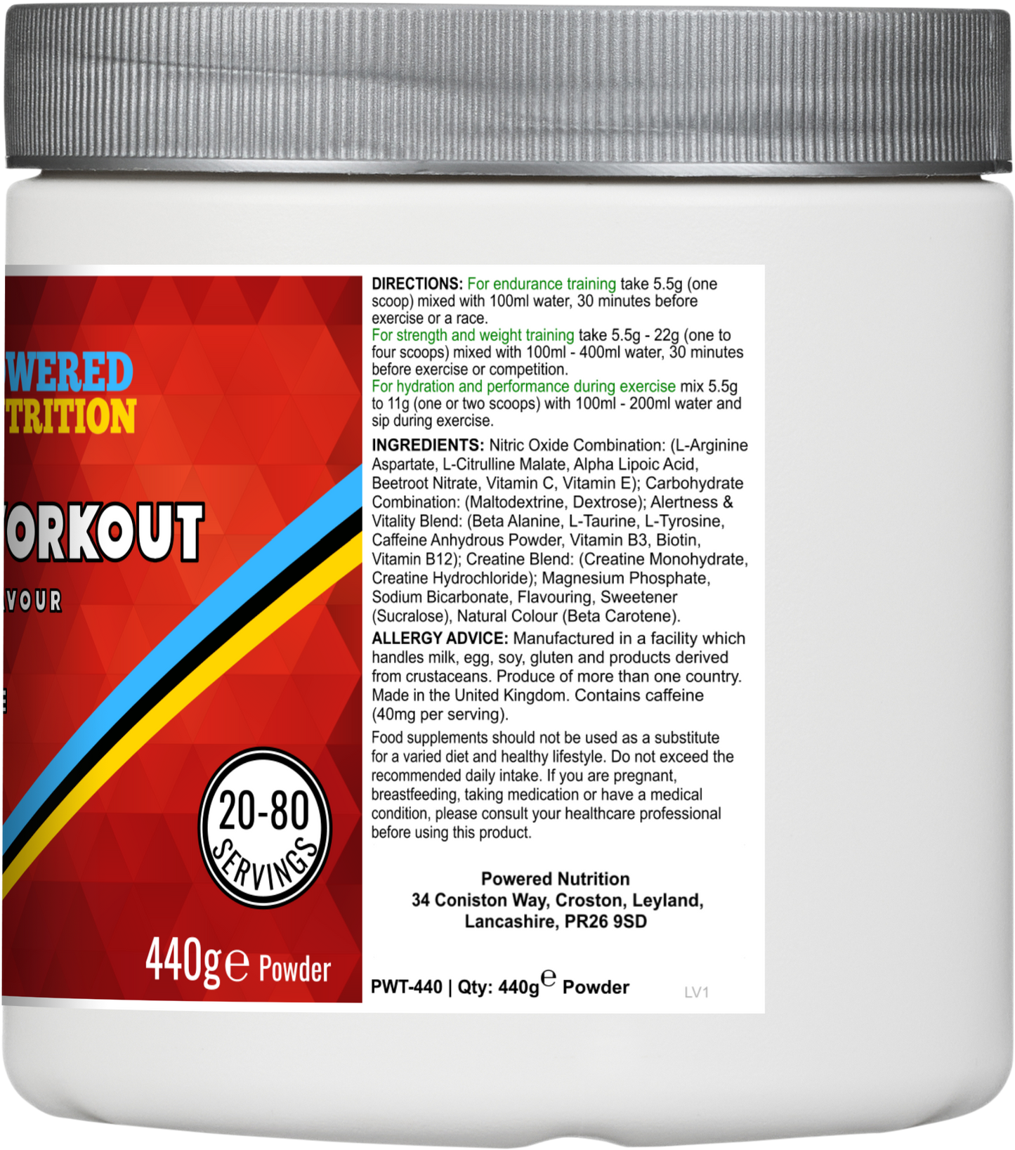 Pre Workout (Orange Flavour)