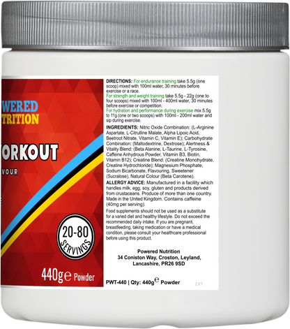 Pre Workout (Orange Flavour)